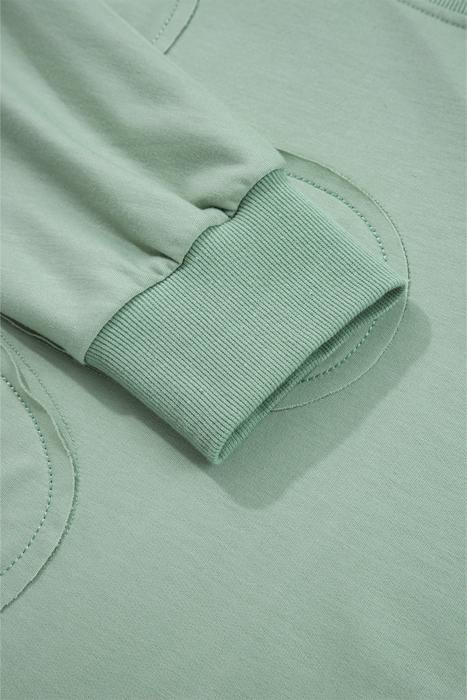 Sage Petal Applique Sweatshirt
