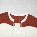  Canyon Stripe V-Neck Sweater