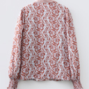  Wildflower Ruffle Stripe Shirt