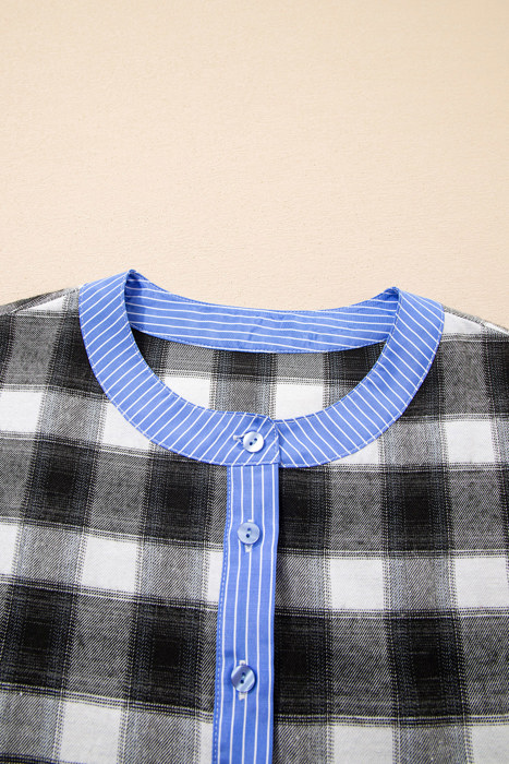 After Dark Plaid Blouse