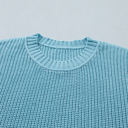 Misty Coast Exposed Seam Sweater