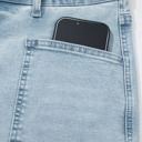  Blue Wander Cropped Barrel Jeans