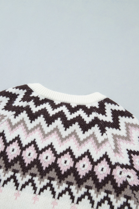 Snowbound Geo Cardigan