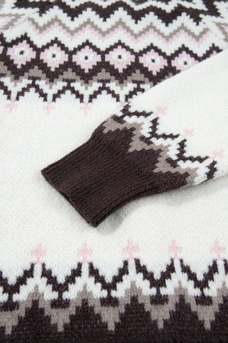 Snowbound Geo Cardigan