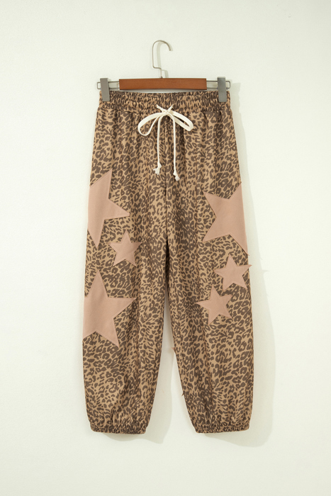 Wild Star Leopard Joggers