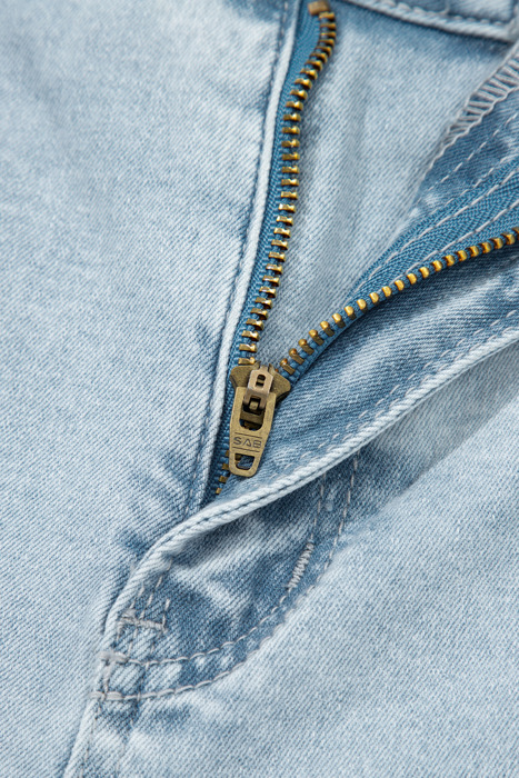 Blue Wander Cropped Barrel Jeans