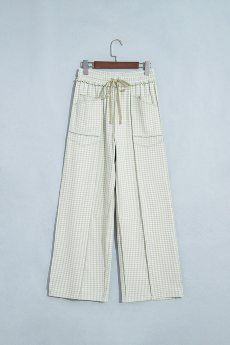 Evergreen Plaid Pocket Pants