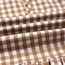  Rustic Plaid Peplum Top