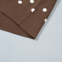  Mocha Dot Dolman Sweater