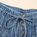  Blue Skies Stripe Wide Leg Jeans
