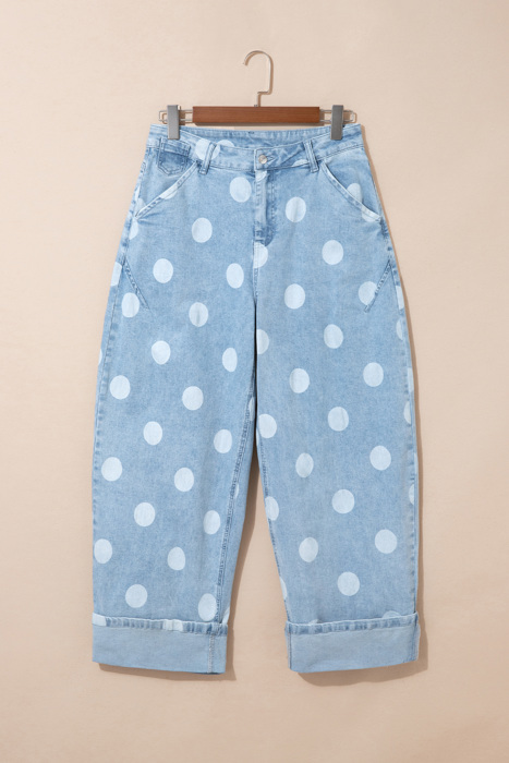 Blue Belle Polka Dot Jeans