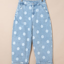  Blue Belle Polka Dot Jeans