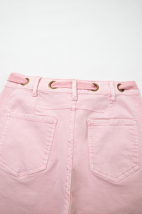 Blush & Bold Barrel Jeans
