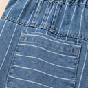  Blue Skies Stripe Wide Leg Jeans