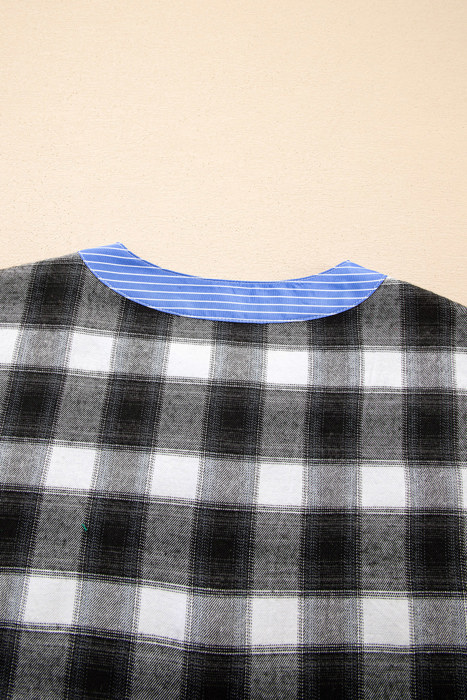 After Dark Plaid Blouse