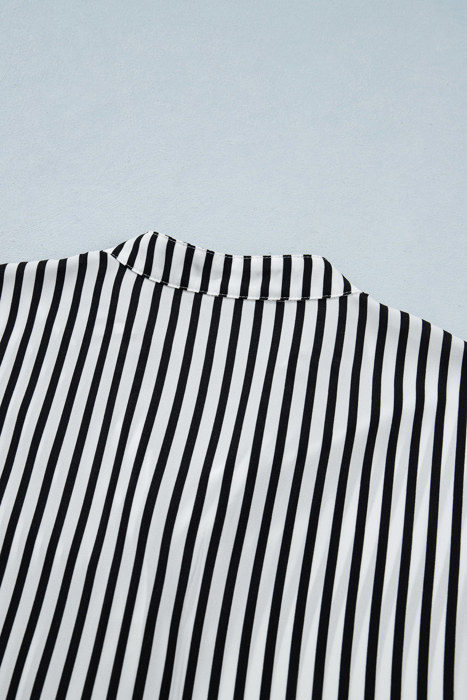 Midnight Stripe Button-Up