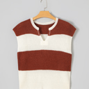 Canyon Stripe V-Neck Sweater