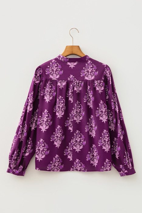 Violet Garden Puff Shirt