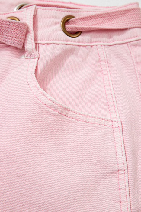 Blush & Bold Barrel Jeans