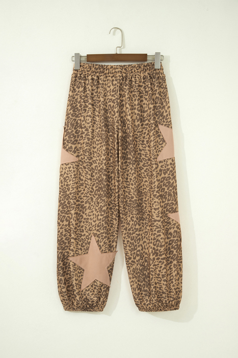 Wild Star Leopard Joggers