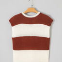  Canyon Stripe V-Neck Sweater