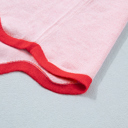  Pink Ribbon Wavy Trim Sweater