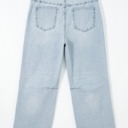  Blue Wander Cropped Barrel Jeans