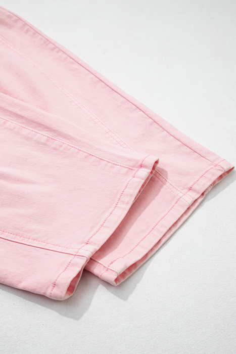 Blush & Bold Barrel Jeans