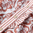  Wildflower Ruffle Stripe Shirt