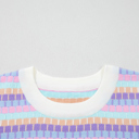  Violet Horizon Stripe Sweater