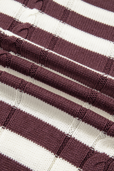 Harvest Cable Stripe Sweater