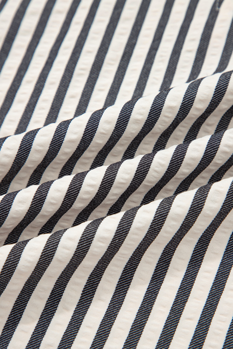 City Stripe Polo Blouse