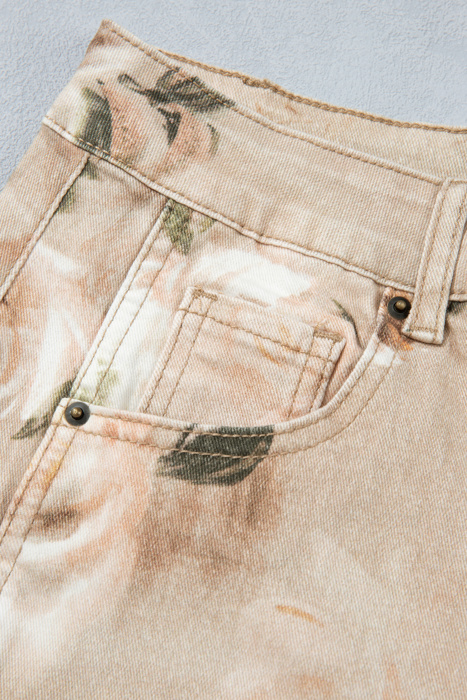 Prairie Bloom Barrel Jeans