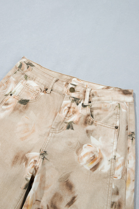 Prairie Bloom Barrel Jeans