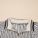  City Stripe Polo Blouse