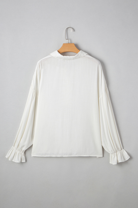 Snowdrop Ruffle Puff Shirt