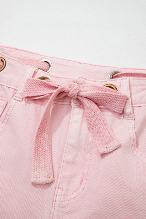 Blush & Bold Barrel Jeans