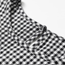  Midnight Plaid Shirred Blouse