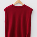  Red Ember Cap Sleeve Sweater