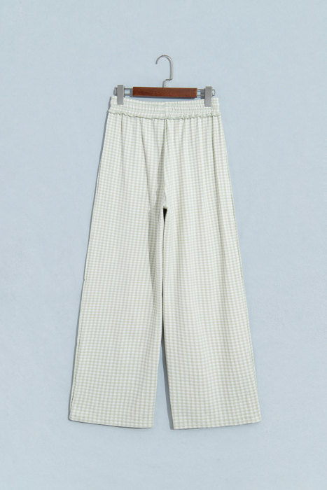 Evergreen Plaid Pocket Pants
