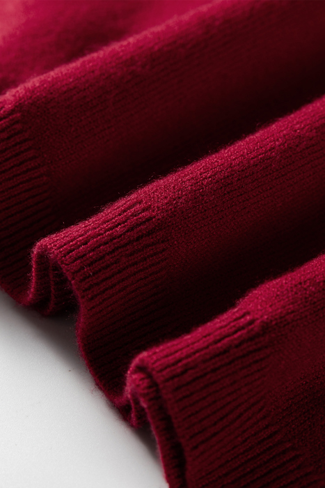 Red Ember Cap Sleeve Sweater