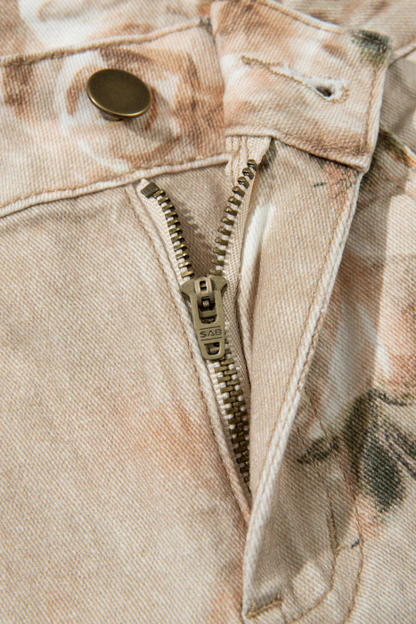 Prairie Bloom Barrel Jeans