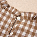  Rustic Plaid Peplum Top