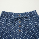  Dotty Blue Wide Leg Jeans