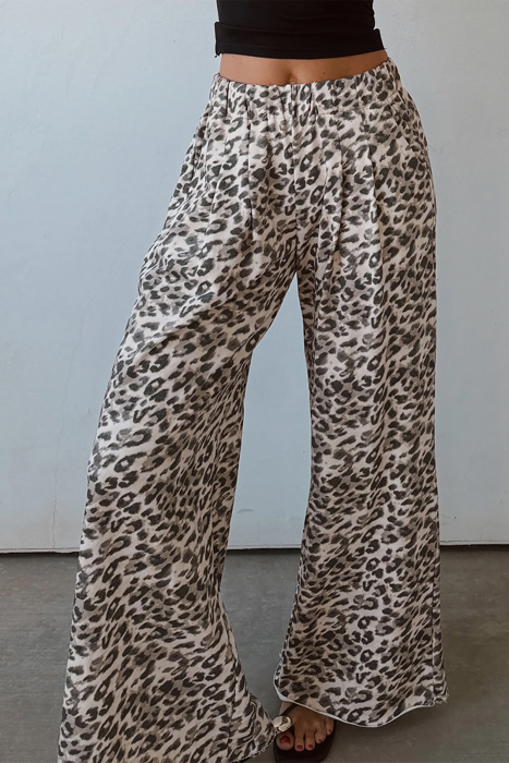 Wild Color Wide Leg Pants