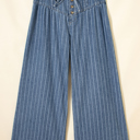  Blue Skies Stripe Wide Leg Jeans