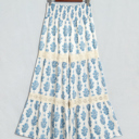  Blue Garden Lace Pants