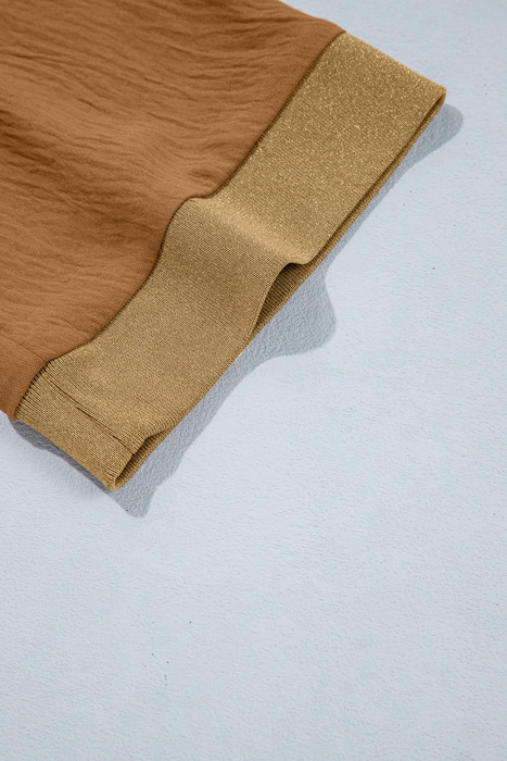 Midnight Glimmer V-Neck Blouse