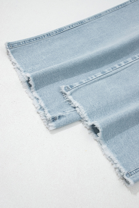 Blue Wander Cropped Barrel Jeans