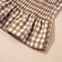 Rustic Plaid Peplum Top